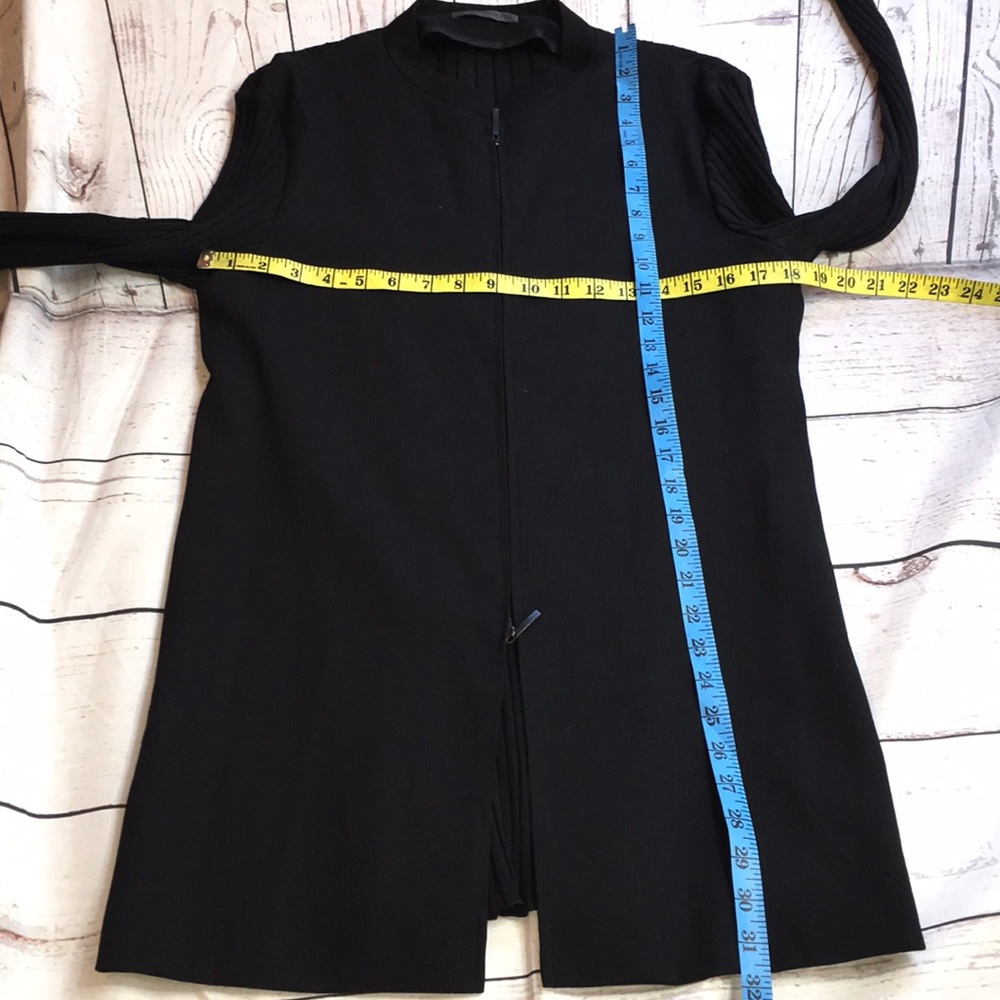 Annette Gortz  Italian made long merino wool  strucxtured sweater jacket… - Picture 8 of 8